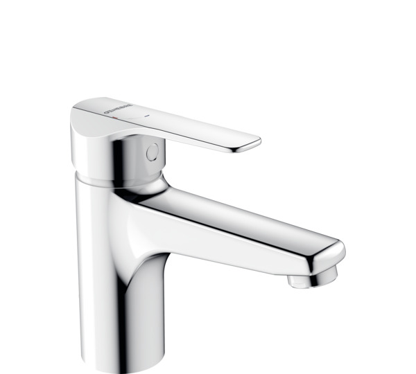 Monomando de lavabo medio alto apertura en frío Cromado K8